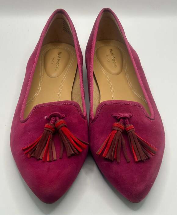Hush Puppies Shoes - Hush Puppies Sadie Tassel Suede Loafer Flats